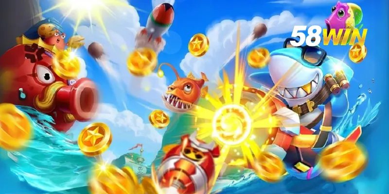 Bắn Cá 58WIN - Hóa Thân Chiến Thần Săn Cá Với Bí Kíp Cao Thủ 3 Tổng hợp ưu điểm khi tham gia Bắn cá tại 58WIN