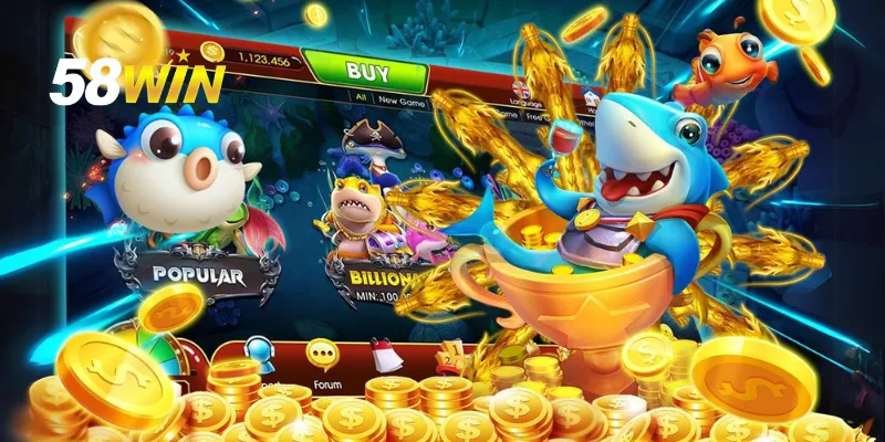 Điểm mạnh vượt trội của game bắn cá tại nền tảng 58WIN