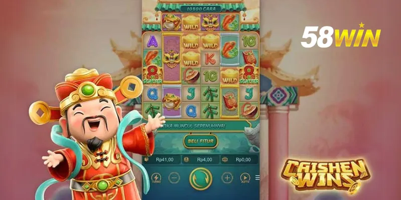 Tính năng Free spin trong trò chơi Slot Thần tài Caishen